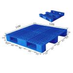 9 Legs Blow Molding Heavy Duty Plastic Pallet 1200*1000*150mm