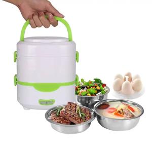 Wholesale CE Electric Cooker Box 1.5L Double Tier 350W Multifunctional Lunch Box from china suppliers