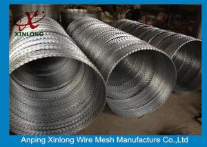 Wholesale Various BTO CBT Types Razor Barbed Wire With Single / Cross Coil from china suppliers