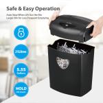 21L Basket Commercial Paper Shredder Machine CD218P Shred paper CD credit card