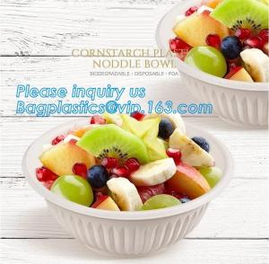 Wholesale 7.5 inch Biodegradable Soup Bowl Disposable Cheap Food Grade Personalized Corn Starch Bowl,Corn Starch Biodegradable Bow from china suppliers