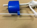 High Flow Blue Toilet Inlet Valve , Toilet Tank Fill Valve Non Pollution