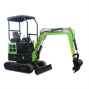 Wholesale 1.8T Mini Crawler Excavator 3.5km/H-4.5km/H Small Household Excavator Machine from china suppliers