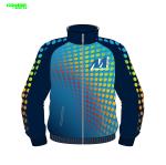 100% Polyester Mens Jogging Tracksuit , Length 50cm Gym Training Jacket