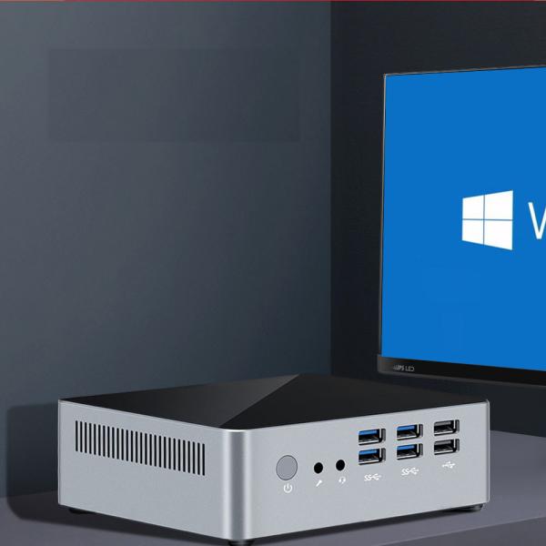 VESA Mount 4k Mini Pc , I7 Mini Computer For Projector / Digital Signage