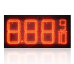 Petrol Station Led Gas Display Sign With 6-72inch Panel Size And 150W Resolution