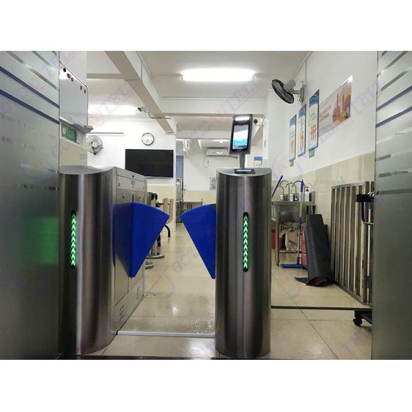 550-900mm Security Turnstile Gate with 0.2s Barrier Open/Close Time and RS-232 RS485 Communication