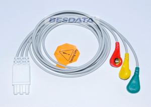 Wholesale 3 / 5 / 7 Leads Snap Ender ECG Cables And Leadwires For Patient Monitoring System from china suppliers