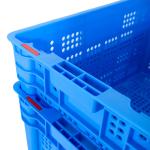 Eco-Friendly Plastic Turnover Crate for 600x400x310mm Moving and Nesting in Mesh