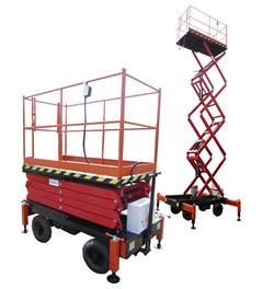 Wholesale For Lifting 6m Height Hydraulic Mobile Scissor Lift with 1000Kg Loading Capacity from china suppliers
