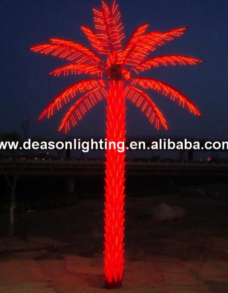 Artificial led COCONUT tree light/ lamp for outdoor park decoration led coconut