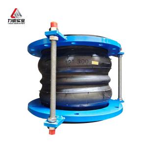 Wholesale PN6 Flanged Rubber Flex Connectors Flexible Joint Pressure Double Sphere With Bolts And Nuts from china suppliers