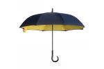 Flower Design Folding Upside Down Umbrella For Car Reverse Plastic J Handle