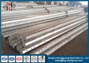Wholesale 9m 300 Dan Power Transmission Poles , Steel Power Pole For Electrical Industry from china suppliers