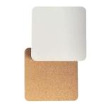 Customization Blank MDF Sublimation Cork Coasters Wear Resistant