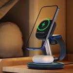 Multifunction Chargers 15W 3 In 1 Wireless Charging Stand For Phone/Watch
