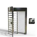 Fingerprint 304 Steel Stainless Turnstile Full Height Emergency Access Features