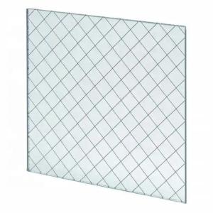 Wholesale 6mm Thickness Figured Patterned Wired Mesh Glass for Industrial and Mall Decorations from china suppliers