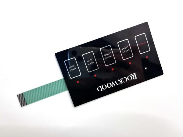 Quality Industrial Silk Screen Printing Membrane Switches Keyboard  For Metal Detector for sale