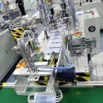 Touch Screen 8.5kw 200pcs/Min Face Mask Making Machine