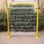 Construction 2mm Chain Link Temporary Fence Gated Custom Size Shape Black