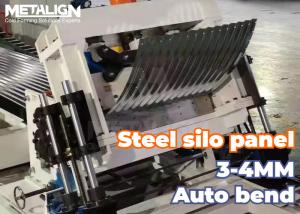 Wholesale Galvanized Steel Roll Forming Line Machine For Agricultural Silo Panels With Pre Punched Holes And Hydraulic Bending from china suppliers