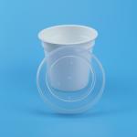 FDA Eco Friendly 450ml PP Plastic Sauce Cups With Lids