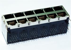 Wholesale 0833-2X6R-55-F Stacked 2x6 Conn Magjack 12Port 100 Base-T Rj45 Shielded from china suppliers