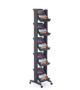 Wholesale Adjustable Shelves Floor Standing Magazine Rack Easy To Move Various Color from china suppliers