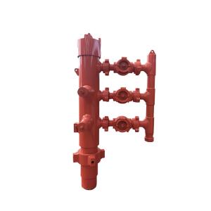 Wholesale 9-5/8'' API Casing LTC BTC Buckle connected 35Mpa Working Pressure Double Plug Cementing Head from china suppliers