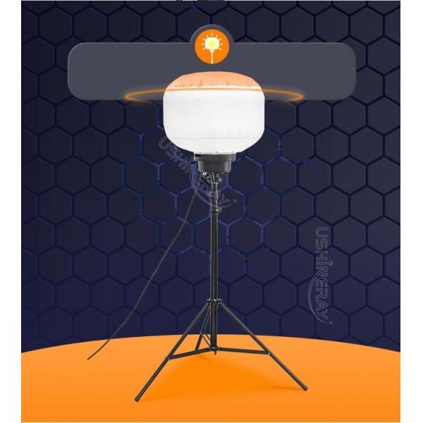 Battery Powered LED Balloon Lights 100 Watt Led Work Light Stand For Incident Response