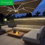 Villa Patio Furniture Outdoor Sofa Garden Sets with Teak Frame and Waterproof