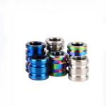 Colorful CNC Titanium Camping Parts Beads EDC Tool 3.5g Weight ISO9001