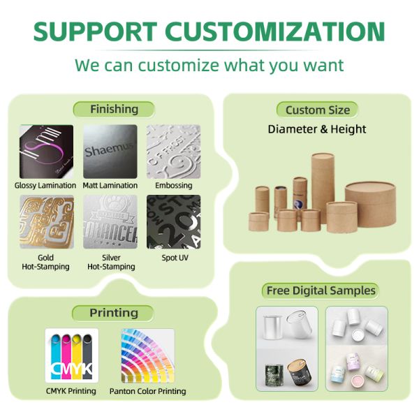 Eco Recyclable Paper Cans Packaging For Pet Milk Powder Nutrition Package