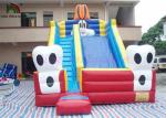 Blue Cat Outdoor PVC Tarpaulin Dry Slide Inflatable Garden Dry Slides For