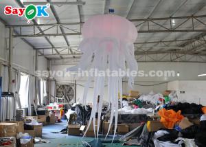 China Durable Inflatable Hanging Jellyfish For Home / Bar / Concert Light Weight on sale