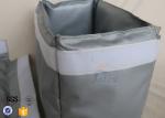 Fire Retardant Grey Thermal Insulation Covers , High Temp Insulation Blanket