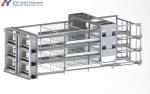A Type Galvanized Laying Hen Cages Automated Layer Poultry Cage