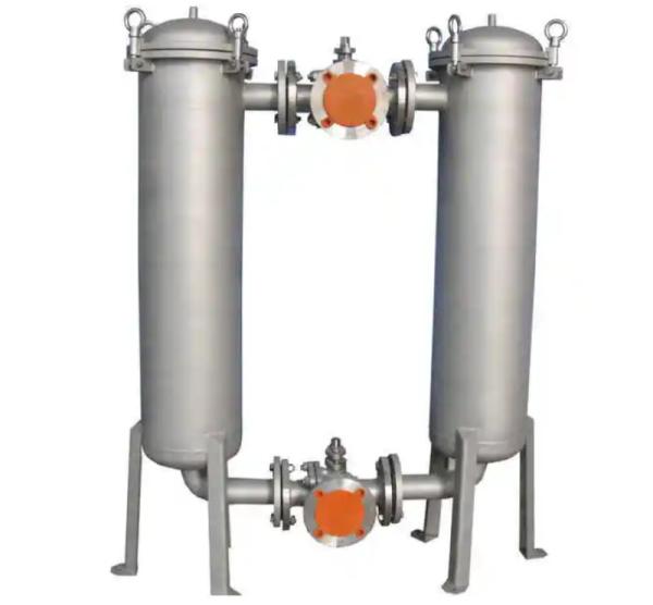 Stainless Steel Bag Filter 5 Micron 50 Micron Double Cylinder Beverage Juice