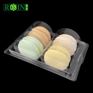 Wholesale 4 Cavity Clear Plastic Macaron Trays Clamshell Packaging Container from china suppliers