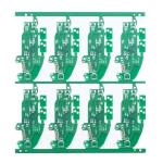 4 Layer Ultra Thin Flexible Pcb FR4 KB6160 3mil Green Solder Mask
