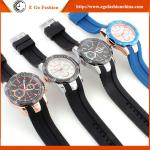 Top Quality Factory Price Curren Watch 8163 Rubber Band Stainless Steel Back