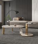 Rock Board Bedroom Coffee Table Round Zero Formaldehyde Rock Coffee Table