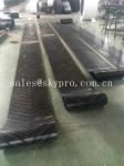 Heavy Duty Roller Canvas Conveyor Belt For Sand Conveying Machine , Flat / Cut