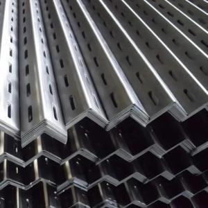 Wholesale 90 Degree Plated Steel Slotted Angle Iron 50-100mm Hole Gap GB 9787 Standard Corrosion Proof Steel from china suppliers
