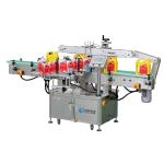 Full Automatic Plastic bottle Square and Round Sticker Labeling machine for