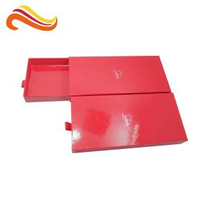 Wholesale Handmade Glossy Lamination Sliding Drawer Gift Box With Hot Stamping from china suppliers