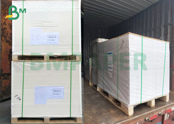 thick white cardboard