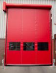 Dust Proof Pvc Rapid Roller Doors Silent Fabric Exterior Automation Rise Shutter