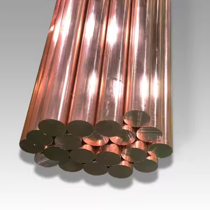 Bronze Round Copper Steel Bar 99.99% Decoration Construction Industry